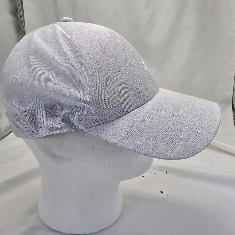Zyia Active Embroidered Mesh Fitted‎ Hat Womens OS White Camo Polyester Workout